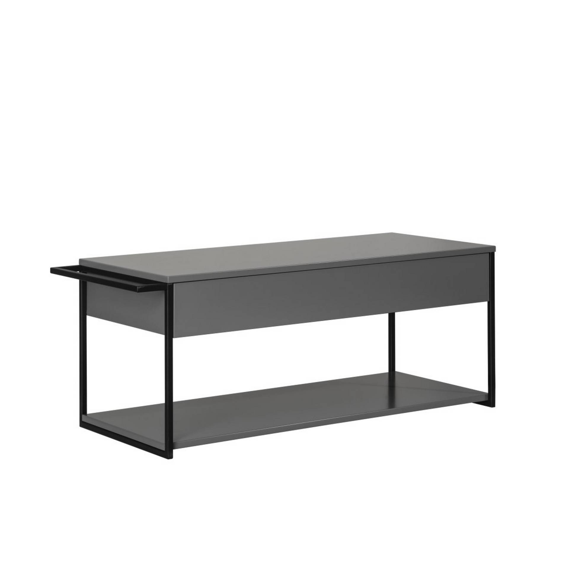 Fackelmann Waschbeckenunterschrank 'New York' grau, schwarz matt 108 x 43 x 47,5 cm Fackelmann Waschbeckenunterschrank 'New York' grau, schwarz matt 108 x 43 x 47,5 cm von Fackelmann