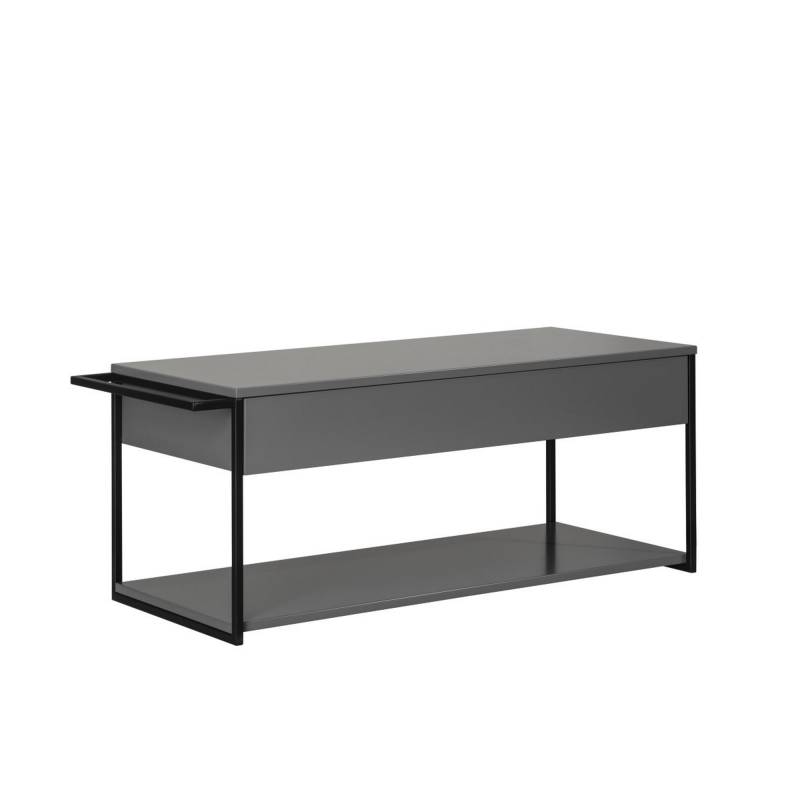Fackelmann Waschbeckenunterschrank 'New York' grau, schwarz matt 108 x 43 x 47,5 cm Fackelmann Waschbeckenunterschrank 'New York' grau, schwarz matt 108 x 43 x 47,5 cm von Fackelmann