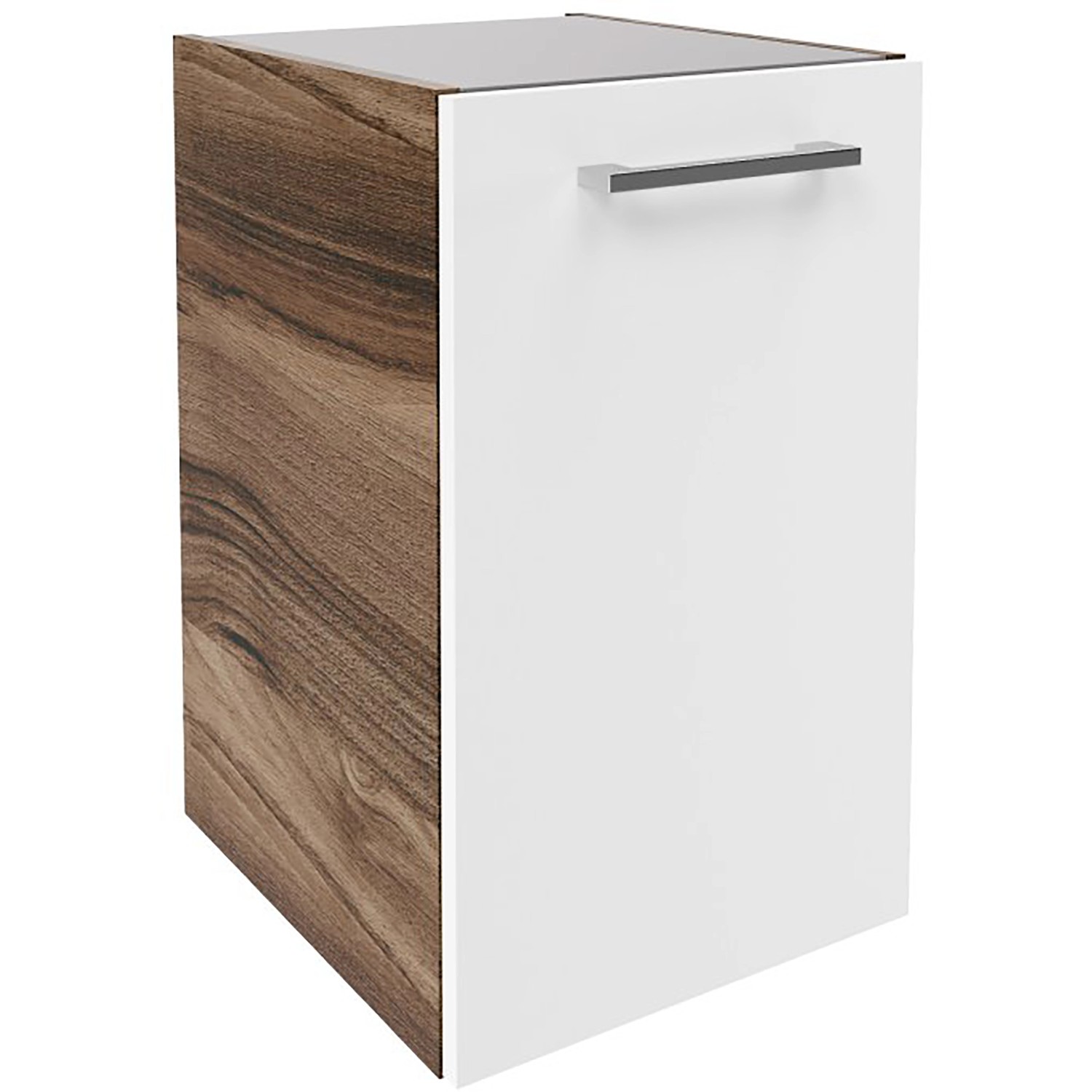 Fackelmann Waschtisch-Unterbauschrank links Verona 35 cm Nussbaum/Weiß Hochglanz Fackelmann Waschtisch-Unterbauschrank links Verona 35 cm Nussbaum/Weiß Hochglanz von Fackelmann