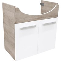 Waschtisch-Unterschrank a-vero / Badschrank mit gedämpften Scharnieren / Maße (b x h x t): ca. 62,5 x 64 x 35 cm / hochwertiger Schrank fürs Bad / von Fackelmann