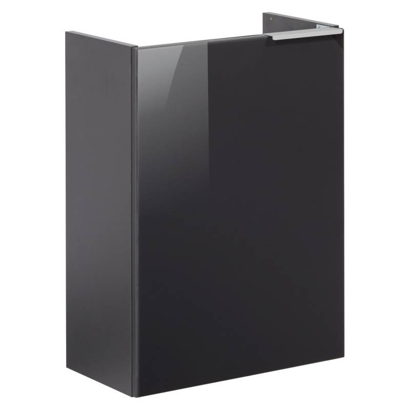 Fackelmann Waschbeckenunterschrank 'SBC' anthrazit glänzend 44 x 60 x 24,4 cm links Fackelmann Waschbeckenunterschrank 'SBC' anthrazit glänzend 44 x 60 x 24,4 cm links von Fackelmann