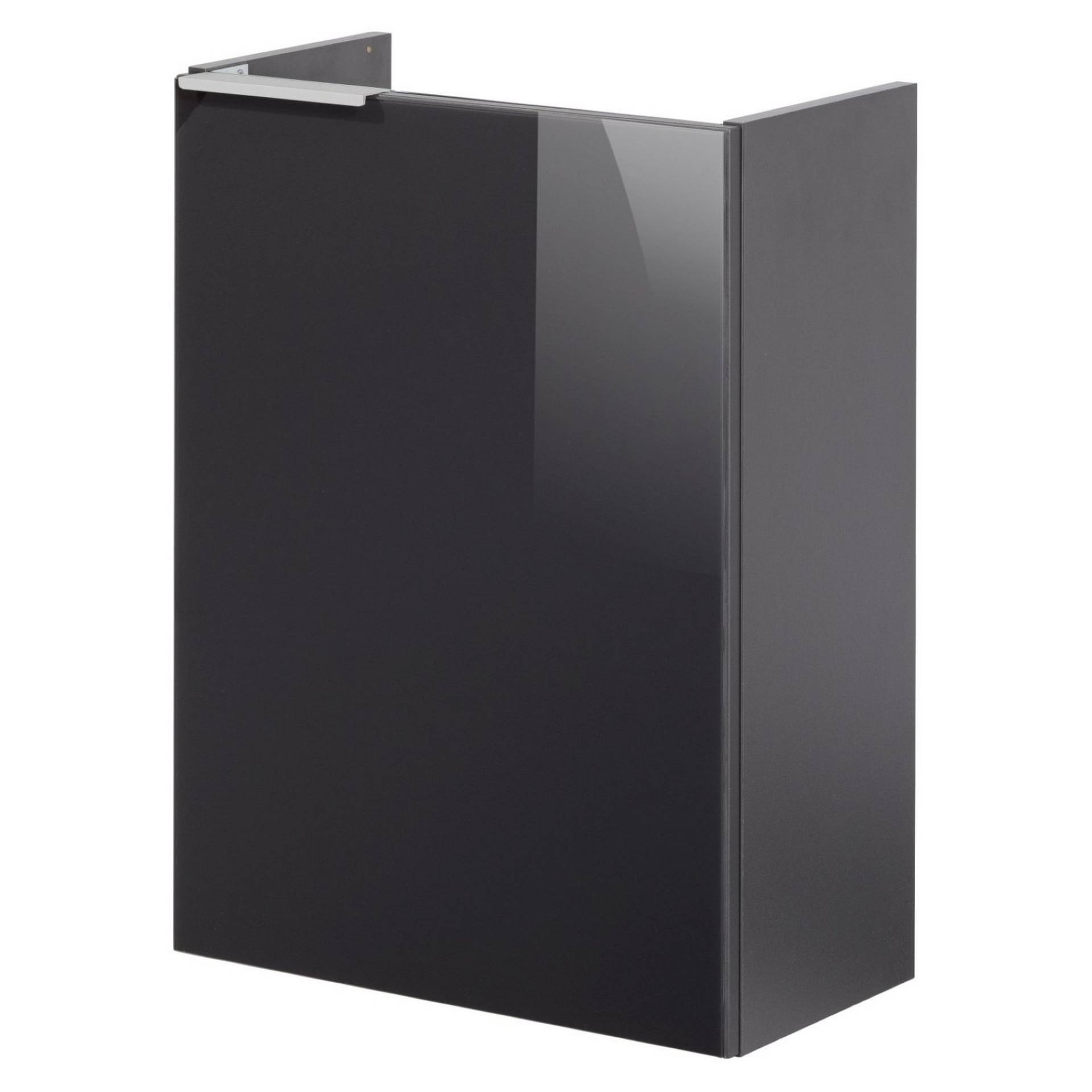 Fackelmann Waschbeckenunterschrank 'SBC' anthrazit glänzend 44 x 60 x 24,4 cm rechts Fackelmann Waschbeckenunterschrank 'SBC' anthrazit glänzend 44 x 60 x 24,4 cm rechts von Fackelmann