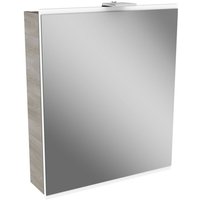 Led Spiegelschrank lima / Badschrank mit Soft-Close-System / Maße (b x h x t): ca. 60 x 73 x 15,5 cm / Möbel fürs wc oder Badezimmer / Korpus: Braun von Fackelmann