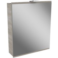 Led Spiegelschrank lima / Badschrank mit Soft-Close-System / Maße (b x h x t): ca. 60 x 73 x 15,5 cm / Möbel fürs wc oder Badezimmer / Korpus: Braun von Fackelmann