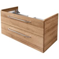 Fackelmann - Waschtisch-Unterschrank milano / Badschrank mit Soft-Close / Maße (b x h x t): ca. 100 x 49,5 x 48 cm / Waschbeckenunterschrank mit 2 von Fackelmann