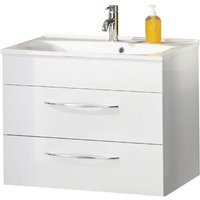 Waschtisch-Unterbau sceno / Badschrank mit Soft-Close-System / Maße (b x h x t): ca. 80 x 65,5 x 50 cm / hochwertiger Schrank fürs Bad mit 2 von Fackelmann
