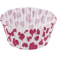 Zenker Muffinförmchen Papier Herz 50 Stück Cupcake Papierbackförmchen von Fackelmann