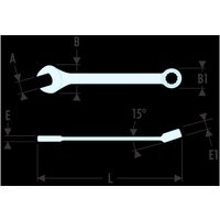 Facom - 39.14 Ring-Maulschluessel '39' kurz 14 mm von Facom