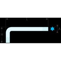 83H.5 Stiftschluessel lang Sechskant 5 mm - Facom von Facom