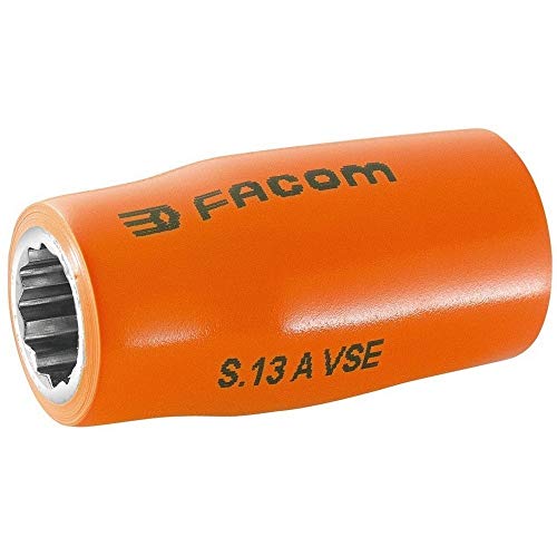 FACOM 1/2 Zoll Steckschlüssel, 1000 V Isol, 1 Stück, S.14AVSE von Black+Decker