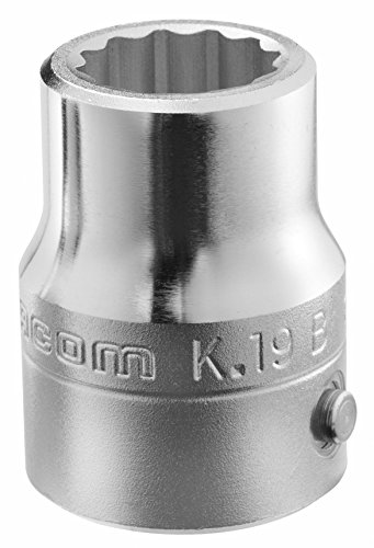 FACOM 3/4 Zoll Steckschlüssel 12 Kant, SW 40, 66,9 mm lang, 1 Stück, K.40B von Facom