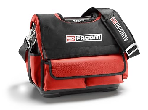 FACOM PROBAG Textile Werkzeugtasche Mini BS.T14PB (34 Liter, mit stabilem Handgriff, vielen Fächern & Halteriemen, aus widerstandsfähigem 1200 Denier, wasserdichter Kunststoffboden) von Facom