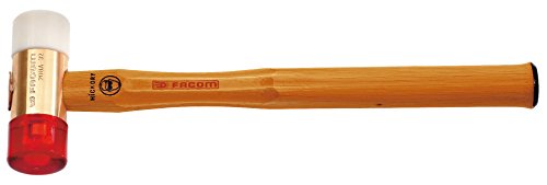 FACOM Plastikhammer-Mittelstk.mit Hickory-Stiel,leicht-Serieincl.Aufsatz EB.60 U.EC.60, 1 Stück, 207A.60CB von Facom