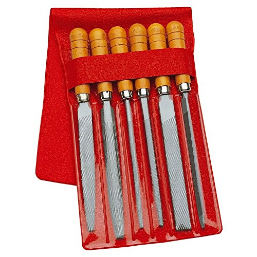 FACOM Schlüsselfeilen Satz für Grobarbeiten, 100 mm lang, in Plastiktasche, 6 Teilig, 1 Stück, CLE.BAM100A von Facom
