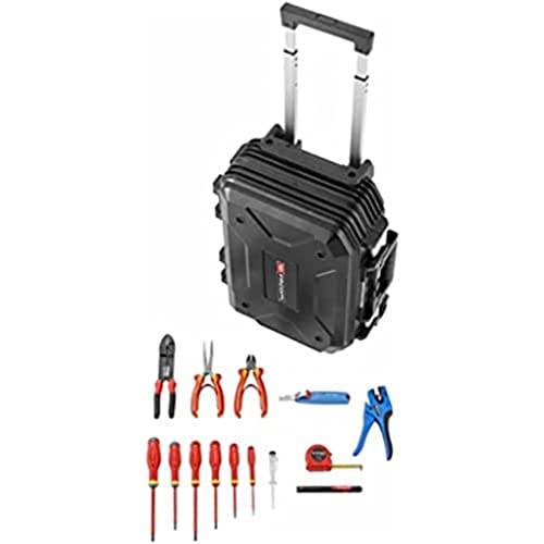 Facom BV.R30CM2PB Wartungskoffer mit Rollen + 14-teiliges Set, Schwarz von Facom