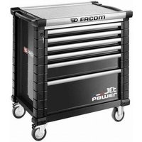 Facom - JETM4 schwarzer Schrank mit 6 Schubladen und stromführender Schublade – – JET.6NM4APOWERPF von Facom