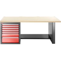 Facom JLS3 Werkbank 2,2m Holz 7 Schubladen niedr Facom JLS3 Werkbank 2,2m Holz 7 Schubladen niedr von Facom