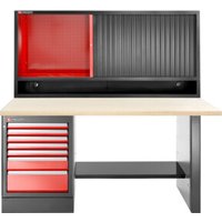 Facom JLS3 Werkbank hoch 7Schubl+Obers.,Holz Facom JLS3 Werkbank hoch 7Schubl+Obers.,Holz von Facom