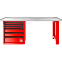 Facom RWS Werkbank 2m+verz. Platte,rot Facom RWS Werkbank 2m+verz. Platte,rot von Facom