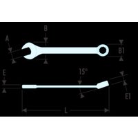 Facom Ring-Maulschlüssel "39" kurz 4 mm Facom Ring-Maulschlüssel "39" kurz 4 mm von Facom