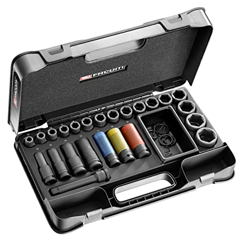 Facom IMPACT-Steckschlüssel 1/2Z, Set 27-tl Facom IMPACT-Steckschlüssel 1/2Z, Set 27-tl von Facom