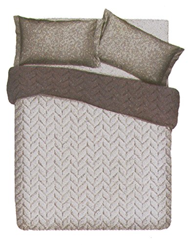 Facondini Steppdecke Double Face, Mikrofaser 160 x 190 cm Grigio/Grigio Fumo von Facondini