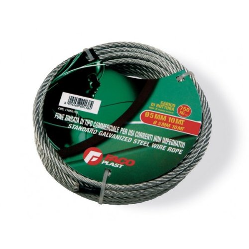 Stahlseil ZN kommerziellen Fadenzahl 72 mm. 5 FC (M 100) [FACOPLAST] von Facoplast