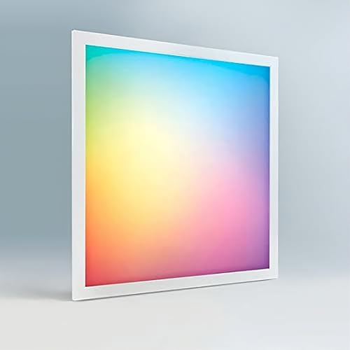 LED Panel Dimmbar RGB 60x60cm 40W CCT + RGB 3000-6000 Kelvin Panel Slim Falsche Deckenleuchte Rahmen weiß mit Fernbedienung LED Panel Dimmbar RGB 60x60cm 40W CCT + RGB 3000-6000 Kelvin Panel Slim Falsche Deckenleuchte Rahmen weiß mit Fernbedienung von FactorLED
