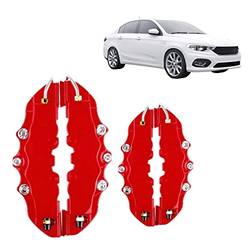 Rot Scheibenbremssattel Autoabdeckungen Vorne Und Hinten Kit Auto Bremssattel Abdeckung Nützliche Auto- -Scheibenbremsen Rot Scheibenbremssattel Autoabdeckungen Vorne Und Hinten Kit Auto Bremssattel Abdeckung Nützliche Auto- -Scheibenbremsen von Facynde