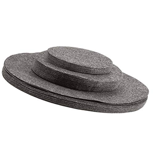 48 St Geschirrschutz-Pads Filz Pfannenschutz Filz Geschirr Pfannenschutz Topfschutz-Trenner, Anti-Reibung-Trenner, Geschirr, Küche, Rund von Facynde