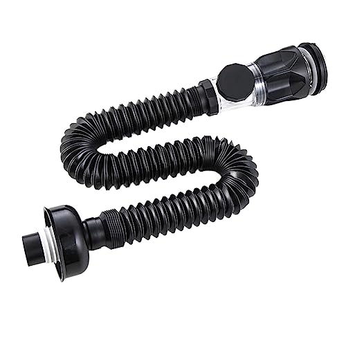 Abflussrohr-Kit Für Waschbecken Und Spüle, Siphon Waschbecken Kit,Flexibler Ablaufschlauch Siphon Mit Ablaufgarnitur, Waschbecken Stöpsel Verschluss, Syphon Badezimmer Waschbecken, Raumsparsiphon von Facynde