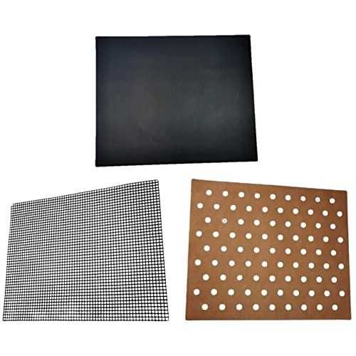 BBQ Grillmatte Antihaft Wiederverwendbar Grillmatten Backmatten,für Holzkohlegrill, Elektronischen Grill von Facynde