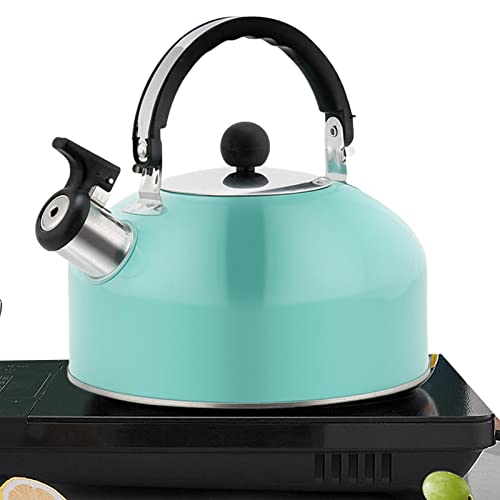 Edelstahl Flötenkessel Teekessel, Wasserkessel Induktion Pfeifkessel Pfeifkessel Automatische Whistle Kettle Teekanne 1,8L von Facynde