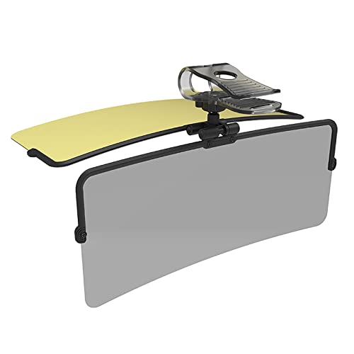 Facynde Blendschutz Polarisierte Autovisierverlängerung,Blendschutz Polarisierte Autovisierverlängerung - Auto-Windschutzscheiben-Visier mit ausziehbarem Clip für Blendschutz, Anti-UV-Strahlen, Nebel von Facynde
