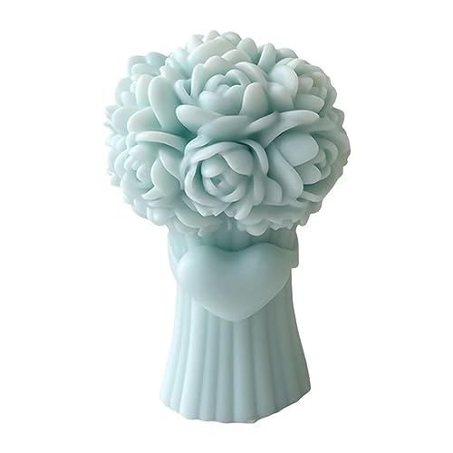 Facynde Blumenstraußform - Romantische Liebe Rosenstrauß Kerzenformen | Silikonformen für die Kerzenherstellung, Kunsthandwerksset, Heimdekoration, Valentinstagsgeschenke Facynde Blumenstraußform - Romantische Liebe Rosenstrauß Kerzenformen | Silikonformen für die Kerzenherstellung, Kunsthandwerksset, Heimdekoration, Valentinstagsgeschenke von Facynde