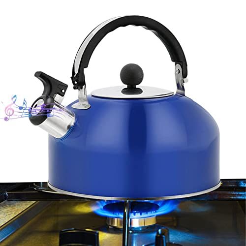 Edelstahl Flötenkessel Teekessel, Wasserkessel Induktion Pfeifkessel Pfeifkessel Automatische Whistle Kettle Teekanne 1,8L von Facynde