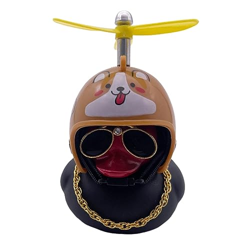 Facynde Enten-Auto-Ornament - Kleine Entenauto-Ornamente - -Gummi-Ente, Autodekoration, Ente mit Propellerhut, Armaturenbrett-Zubehör, Motorrad-Fahrrad-Gadgets Facynde Enten-Auto-Ornament - Kleine Entenauto-Ornamente - -Gummi-Ente, Autodekoration, Ente mit Propellerhut, Armaturenbrett-Zubehör, Motorrad-Fahrrad-Gadgets von Facynde