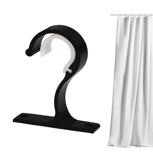 Facynde Gardinenstangenhalter, Gardinenstangenhalter - Verdickte Gardinenstangenhalter-Haken | Dicke Gardinenstangenhalterungen, dekorative Haken, Stangenhalter für Wohnzimmer Facynde Gardinenstangenhalter, Gardinenstangenhalter - Verdickte Gardinenstangenhalter-Haken | Dicke Gardinenstangenhalterungen, dekorative Haken, Stangenhalter für Wohnzimmer von Facynde