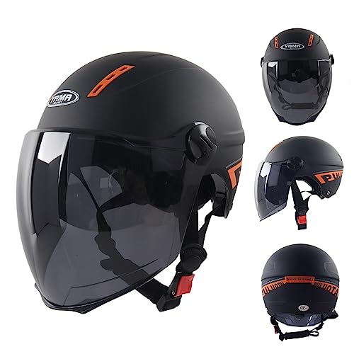 Facynde Integralhelme - Stoßfeste Halb- und Integralhelme für Motocross | Motorrad Moped Street Bike Racing Sturzhelme 3C zertifizierte, sichere Integralhelme für Radfahren Motocross von Facynde