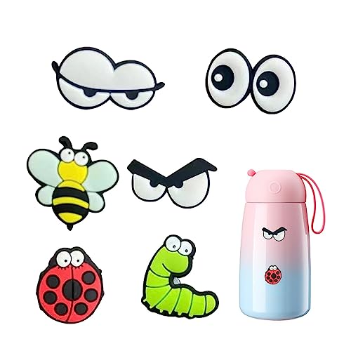Facynde Magnet Pflanzennadeln Augen | Pflanzensichere Magnetnadeln Charm 6 Stück | -dekoratives Zimmerpflanzenzubehör für Whiteboard, Kühlschrank, Topfpflanze, Kleiderschrank, Schrank von Facynde