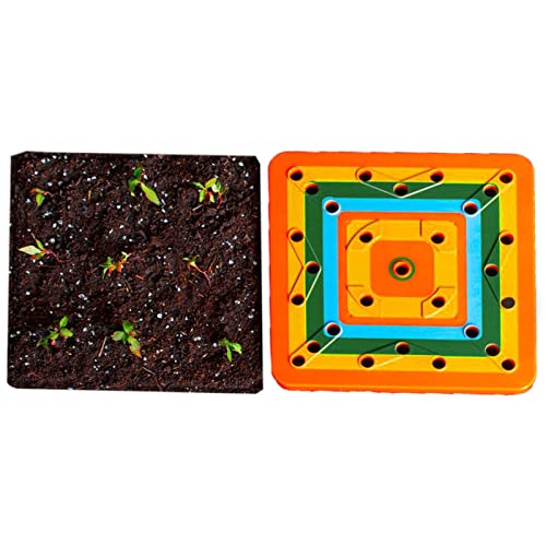 Facynde Square Foot Gardening-Vorlage - Neuheit Garden Square Template Seed Spreader - Bodenblocker Gartengeräte Quadratischer Schablonen-Samenstreuer von Facynde