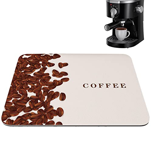 Facynde Unterlage Für Kaffeemaschine Anti-Rutsch Matte Kaffeevollautomat Anti-Rutsch Kaffee Maische Matte, Espresso Tamper Matte Pads Für Siebträgermaschine, Tamper Tray von Facynde