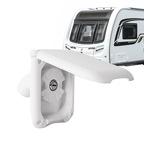 Facynde Wohnmobil-Wassereinlass - Zubehör RV-Wasserfüllung mit Abdeckung,Wohnmobil-Wassereinfüllstutzen mit oberer Dichtung für Wohnmobile, magnetischer quadratischer Wassereinlass mit Abdeckung von Facynde