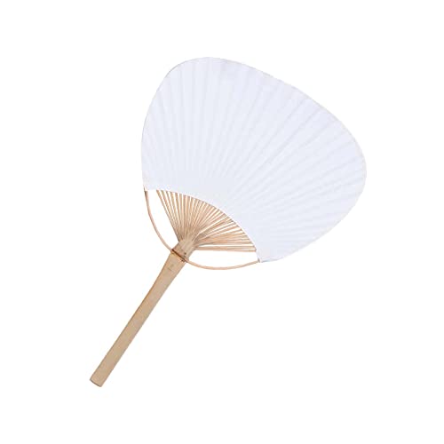 Fächer Handfächer Chinesischer Runder Fan Alter Fan Tanzfächer Saunafächer, Für Heiße Sommertage Feste Hochzeit Hand Fan von Facynde