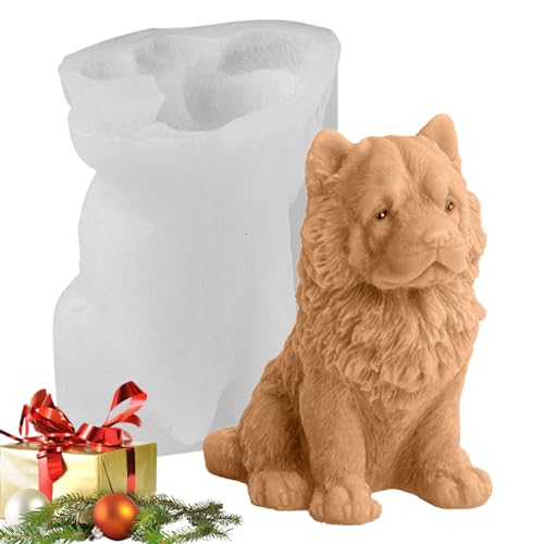 Hund Silikonform Mold, 3D Kleine Hund Kerzenform, Hund Silikonform Machen Backformen Für Die Herstellung Von Schokolade, Süßigkeiten, Kuchen Deko von Facynde