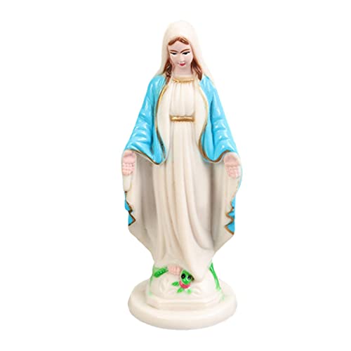 Facynde Jungfrau Maria Figur Kunststoff Christliches Mutter Deko Figur Mutter Gottes Maria Notre Lourdes von Facynde