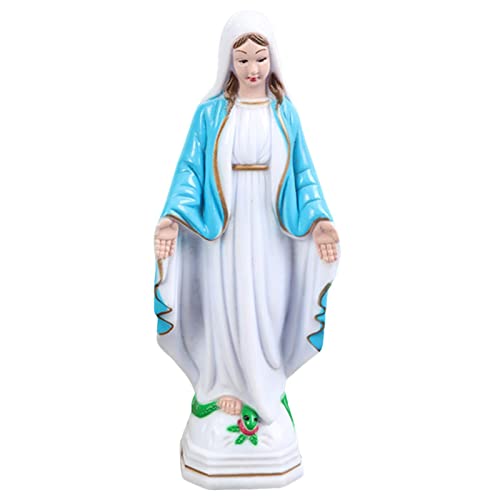 Facynde Jungfrau Maria Figur Kunststoff Christliches Mutter Deko Figur Mutter Gottes Maria Notre Lourdes von Facynde