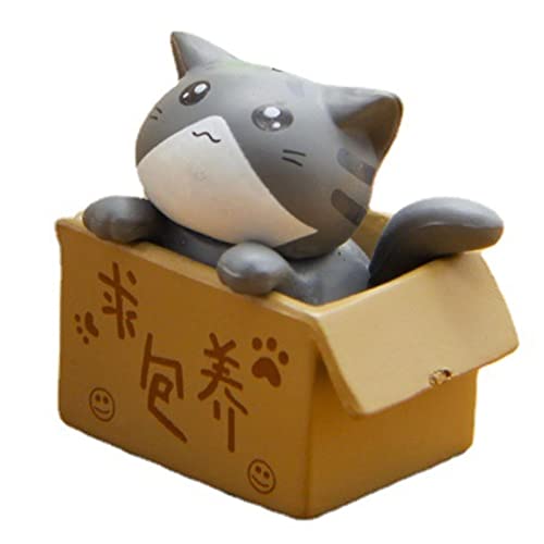 Katzenfigur | -Statue, niedliche Tischdekoration | Katzen-Ornament für Büro zu Hause, Geschenke zur Dekoration zur Einweihungsfeier, niedliches Kätzchen von Facynde