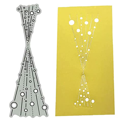 Polka Dot Curtain Prägeform Gepunkteter Vorhang Metall Geprägter Kohlenstoffstahl Sterben Metall Schneiden Schablonen Weinflasche Und Traube Stanzformen Stanzschablone Cutting Dies Pop von Facynde