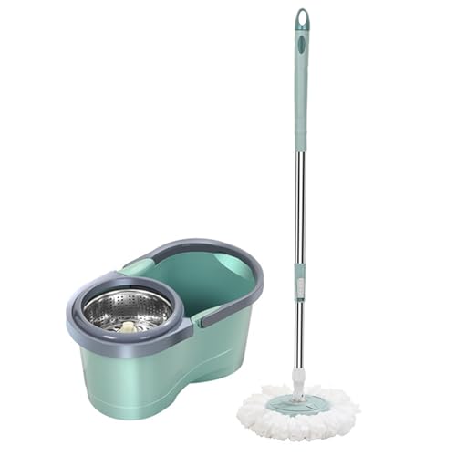 Wischmopp Komplett Set, Bodenwischer mit Teleskopstiel, Mikrofaser Moppkopf Wischmopp Set mit Eimer, Bodenwischer Set Wischmopp Komplett Set, Bodenwischer mit Teleskopstiel, Mikrofaser Moppkopf Wischmopp Set mit Eimer, Bodenwischer Set von Facynde